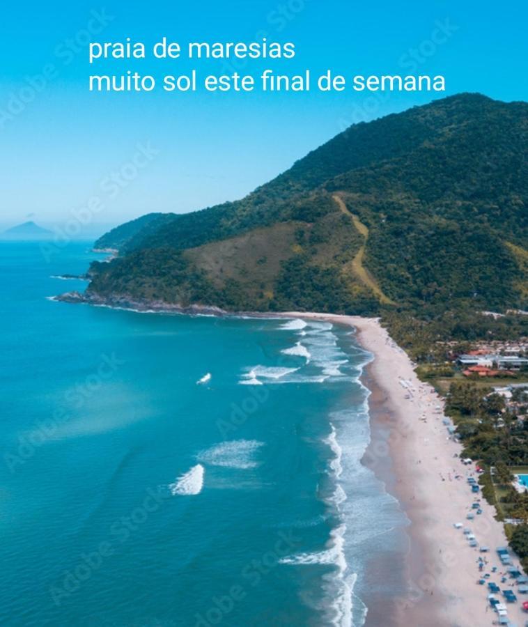 Casa Na Praia De Maresias Em Condominio Com Piscina Aquecida Na Av Principal De ماريسياز المظهر الخارجي الصورة